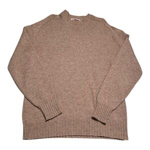 Vintage 70s 80s Tuxan Tan Blank Crewneck Sweater Men's LL‎ USA MADE